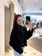 Kunstwildlederjacke Schwarz