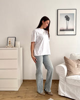 Lefkara Heavy Oversized Tee White