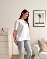 Lefkara Heavy Oversized Tee White