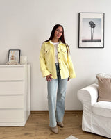 Cord Overshirt Gelb
