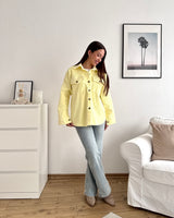 Cord Overshirt Gelb