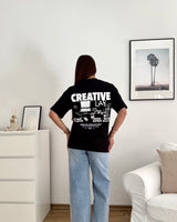 Creative Lab Oversized Tee Black