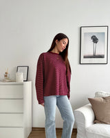 Longsleeve Always Late Weinrot