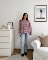 Longsleeve Creative my Service Pink/Weinrot