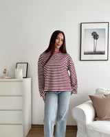 Longsleeve Creative my Service Pink/Weinrot