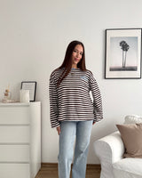 Longsleeve Creative my Service Hellblau/Braun
