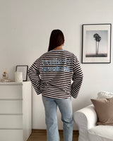 Longsleeve Creative my Service Hellblau/Braun