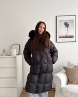 Puffer Parka Schwarz