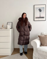Puffer Parka Braun