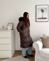 Puffer Parka Braun