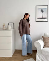 Longsleeve Basic Taupe