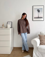 Longsleeve Basic Taupe
