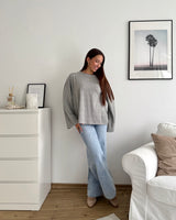 Longsleeve Basic Grau
