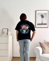 Olargues Heavy Oversized Tee Washed Black
