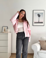 Cordjacke Rosa