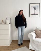 Teddy Sweater Schwarz