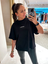 Arendal Logo Heavy Oversized Tee Black