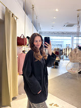 Oversized Blazer Schwarz