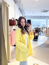 Oversized Blazer Gelb