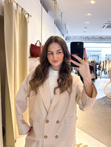 Oversized Blazer Beige