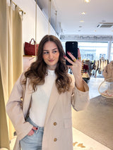 Oversized Blazer Beige