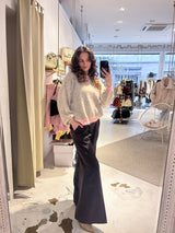 Strickpullover fein gestreift Rosa