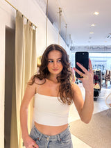 Bandeau Top Weiß