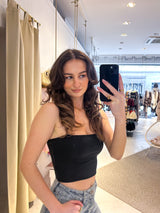 Bandeau Top Schwarz