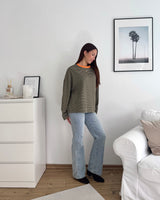Longsleeve Always Late Olive/Orange