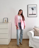 Blazer Basic Rosa