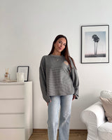 Longsleeve Always Late Grau