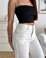 Mom Jeans Classic Weiß