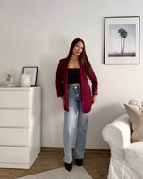 Blazer Basic Weinrot