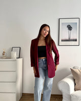 Blazer Basic Weinrot