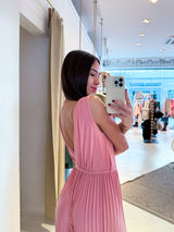 Plissee Jumpsuit Rosa