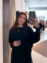 Pullover Kleid Schwarz