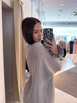 Pullover Kleid Taupe