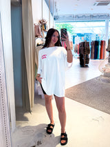 Lillet Wildberry Oversized Tee Weiß