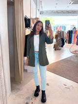 Oversized Blazer Basic Olive