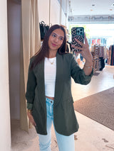 Oversized Blazer Basic Olive