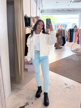 Tamsin Teddy Jacket Warm White