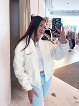 Tamsin Teddy Jacket Warm White