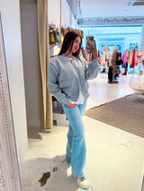 Bomberjacke Hellgrau