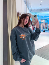 Aperol Crew Neck Dunkelgrau