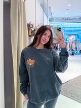 Aperol Crew Neck Dunkelgrau
