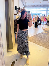 Silky Rock mit Leomuster Grau