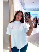 Nadia Heavy Oversized Tee White