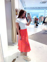 Silky Rock mit Leomuster Orange Pink