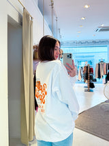 Aperol Crew Neck Weiß