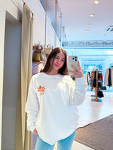 Aperol Crew Neck Weiß